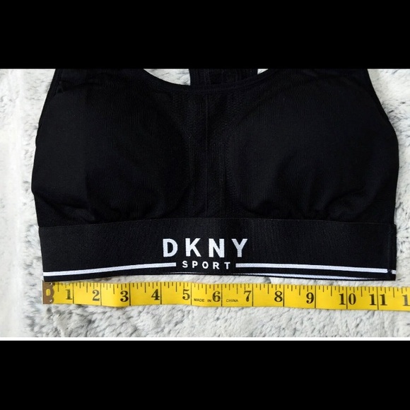 DKNY SPORT S WOMEN’S BRA IN BLACK EXCELLENT CONDITION REMOVABLE PADS, S - Picture 4 of 6
